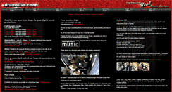 Desktop Screenshot of drumslive.com